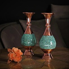 تصویر گلدان فیروزه کوبی - 16 سانتی متر flower pot