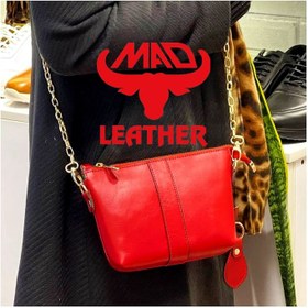 تصویر کیف زنانه دوشی چرم ماد مدل بند زنجیری MAD Leather 