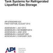 تصویر API STD 625 - Tank Systems for Refrigerated Liquefied Gas Storage- دانلود استاندارد 