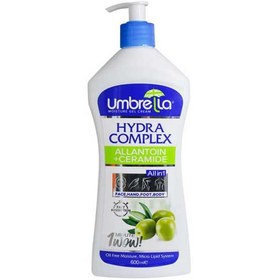 تصویر ژل کرم آبرسان پمپی زیتون آمبرلا 600 میلی لیتر Umbrella Hydra Complex Olive Gel Cream 600 ml