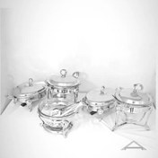 تصویر ست پنچ تیکه سوفله خوری مد استیل 