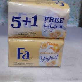 تصویر صابون فا مدل Vanilla Honey بسته 6 عددی 