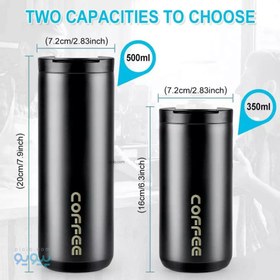 تصویر تراولماگ مدل کافی براق 400 میل COFFE travelmug 450