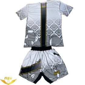 تصویر ست لباس ورزشی ونوم مدل UFC رنگ سفید 