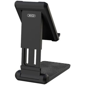 تصویر پایه نگهدارنده رومیزی موبایل و تبلت ایکس‌او XO C90 Lifting and foldable metal desktop mobile phone holder 