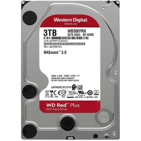 تصویر هارد اینترنال وسترن دیجیتال WD Red Plus NAS 3TB Western Digital WD Red Plus NAS 3TB 128MB Cache SATA III HDD