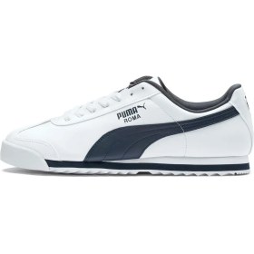 تصویر کفش ورزشی مردانه پوما Puma 353572-12 Puma Roma Basic Men's Sports Shoes white-new navy 