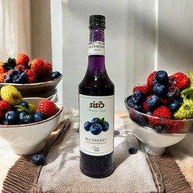 تصویر سیروپ بلوبری سی سیب 