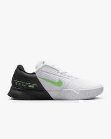 تصویر کفش تنیس مردانه نایک NikeCourt Air Zoom Vapor Pro 2 – مشکی/سفید/سبز 