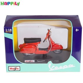 تصویر ماکت موتورسیکلت vespa وسپا 39540 