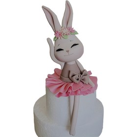 تصویر تاپر کیک مدل خرگوش - گوگولی ها 