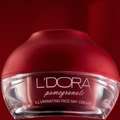 تصویر کرم روشن کننده روز صورت و گردن انار مناسب انواع پوست ، 50 میلی لیتر Pomegranate brightening day cream for face and neck, suitable for all skin types, 50 ml