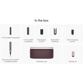تصویر حالت دهنده مو دایسون Dyson Airwrap HS09 Co-anda2x™ multi-styler and dryer Straight+Wavy (Jasper Plum) - (بنفش) 