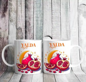 تصویر ماگ یلدایی انار 