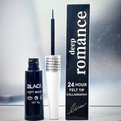تصویر خط چشم‌ مویی و ماژیکی رومنس عمده . ((قیمت بسته 12عددی)) Eyeliner
