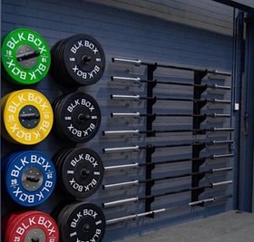 تصویر رک هالتر دیواری 5 عدد wall barbell racks NS6017 