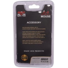 تصویر موس بی سیم Great GR-750 Great GR-750 Wireless Mouse