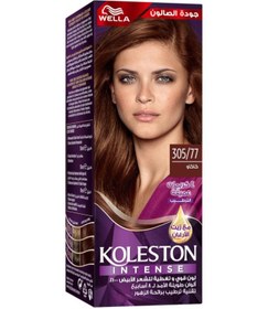 تصویر رنگ موی شدید 305/77 کاکائو برند wella Intense Hair Color 305/77 Cacao