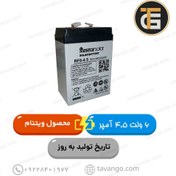 تصویر باتری 6 ولت 4.5 آمپر رستارسولار RESTARSOLAR محصول ویتنام 