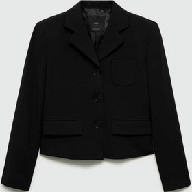 تصویر جاکت بلیزر کراپ با دکمه - مانگو - MANGO - اورجینال- 849323207 