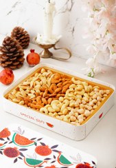 تصویر هارد باکس آجیل شور یلدا Yalda nuts gift box