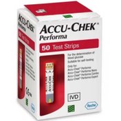 تصویر نوار تست قند خون اکیوچک بسته 50 عددی مدل پرفورما 