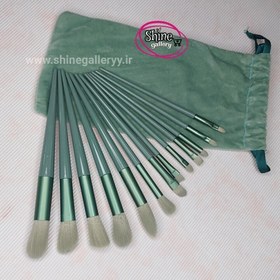 تصویر ست براش آرایشی13 تکه کیسه دار مخملی +FIX 13-piece makeup brush set with velvet bag + FIX