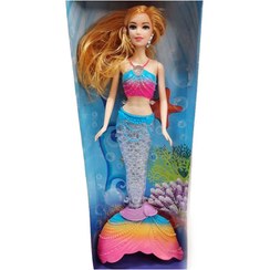 تصویر عروسک باربی پری دریایی موزیکال COLORFUL MERMAID BARBIE TOY