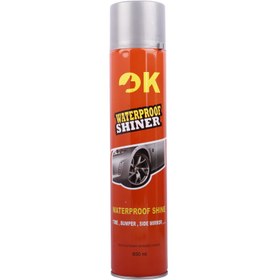 تصویر اسپری تمیز کننده لاستیک Ok 650ml Ok 650ml Tire Shiner