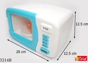 تصویر مایکروفر اسباب بازی کودک با ست فست فود 