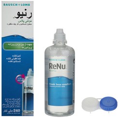 تصویر محلول شستشوی لنز رنیو مولتی پلاس 240 میل Renu Multi Plus Solution 240ml