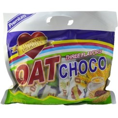 تصویر بیسکویت غلات اوت چوکو Oat choco میکس (۳ طعم) Oat choco mix biscuit (three flavor)