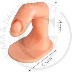 تصویر انگشت مصنوعی آموزشی تمرین کاشت ناخن فینگر بدون ناخن artificial finger for practice / finger without nail