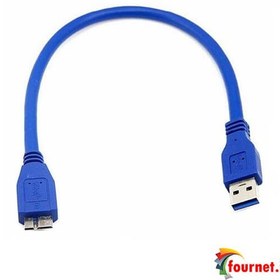 تصویر کابل هارد USB3.0 دیتا لایف 30 سانتی متر 