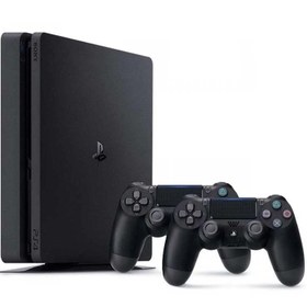 تصویر کنسول بازی سونی مدل Playstation 4 Slim 500GB پانصد گیگابایت کارکرده استوک (stock) دو دسته کپی خور - بدون نصب بازی Playstation 4