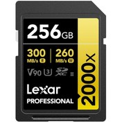تصویر کارت حافظه لکسار Lexar 256GB Professional 2000x SDXC Memory Card 