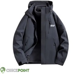 تصویر کاپشن دوپوش مردانه BLACK DEER 55663 