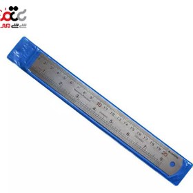 تصویر خط کش فلزی 20 سانتی 20 cm metal ruler