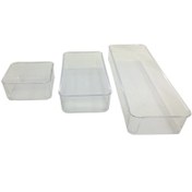 تصویر نظم دهنده کشو آریسام مدل SHFF کد SHR228 مجموعه ۳ عددی 