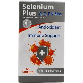 تصویر قرص سلنیوم پلاس او پی دی فارما ۶۰ عددی OPD Pharma Selenium Plus 60Tabs