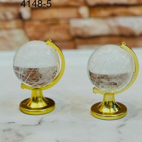 تصویر کره زمین شیشه ای گوی6سانت کره زمین شیشه ای گوی6سانت