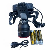 تصویر چراغ پیشانی قدرتمند RUILANG RL-T2208 با سه باتری 6800mAh و شارژ USB RUILANG RL‑T2208