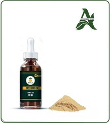 تصویر روغن سبوس برنج برای شفاف سازی پوست 