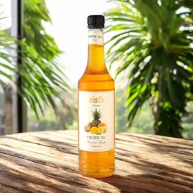 تصویر سیروپ تروپیکال سی سیب - 700 میلی لیتر 