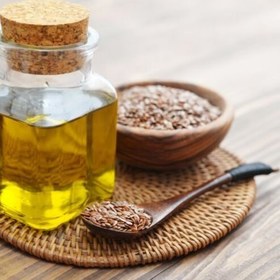 تصویر روغن بذر کتان ،روغن برزک 30 سی سی ( مناسب پوست ومفاصل ) 