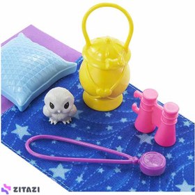 تصویر عروسک باربی مسافر مدل Barbie Chelsea Nin's Camping Adventure Play Set - زمان ارسال 15 تا 20 روز کاری 