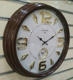 تصویر ساعت دیواری تورنتو 304 دوزمانه Torento 304 Clock