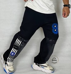 تصویر شلوار مردانه مدل بگ پیستوله گل دوزی جاگر | بالنسیاگا Men’s Baggy Pistole Embroidered jagger Pants | Balenciaga