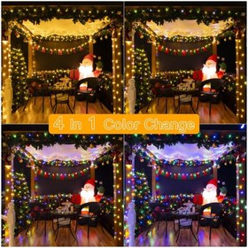 تصویر ریسه چراغ ۸۰۰ ال ای دی ۱۰۰ متر ضد آب با تایمر 