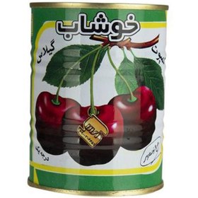 تصویر کمپوت گیلاس خوشاب - 350 گرم بسته 6 عددی 